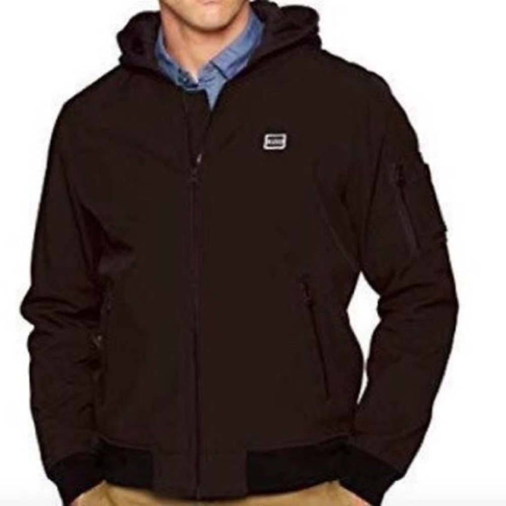 Men’s Levi’s Brand Black Softshell Bomber Jacket
